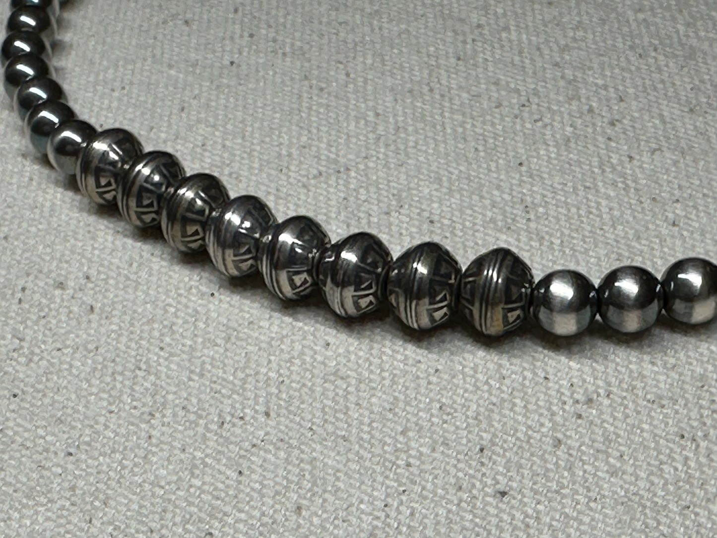 Sterling Silver pearls 16.5”